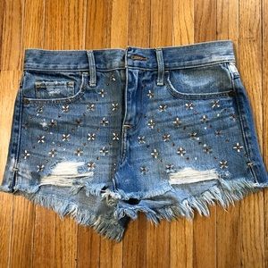 Abercrombie & Fitch size 0 embellished shorts